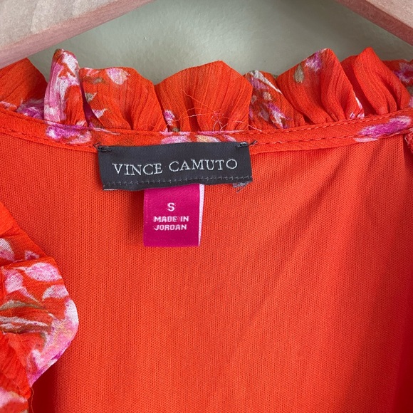 NWT Vince Camuto Tiered Floral Dress - Picture 3 of 5